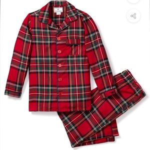 Petite Plume Red Imperial Plaid Pajamas Sz 3 CHRISTMAS